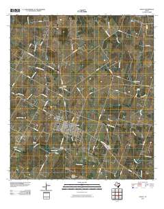 Poteet 2010 topographic map thumbnail