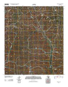 Ozona SE 2010 topographic map thumbnail