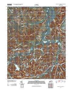 Central City West 2010 topographic map thumbnail