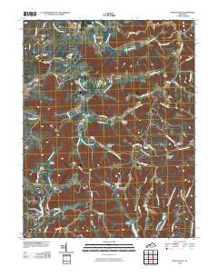 Burtonville 2010 topographic map thumbnail