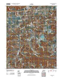 Curdsville 2010 topographic map thumbnail