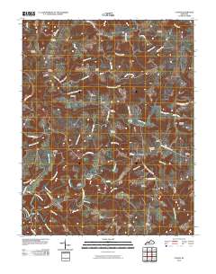 Custer 2010 topographic map thumbnail