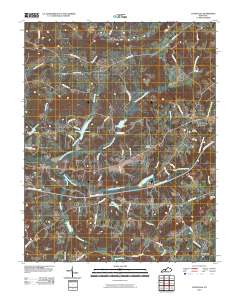 Caneyville 2010 topographic map thumbnail