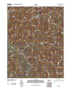 Cardwell 2010 topographic map thumbnail