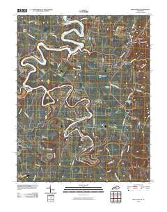 Bryantsville 2010 topographic map thumbnail