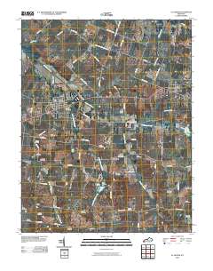 La Center 2010 topographic map thumbnail
