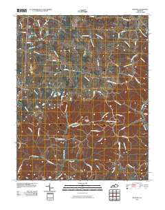 Magnolia 2010 topographic map thumbnail