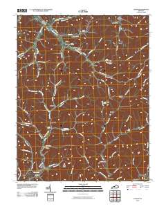 Landsaw 2010 topographic map thumbnail