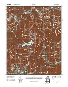 Middlesboro North 2010 topographic map thumbnail