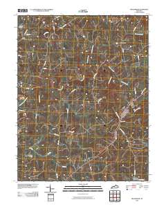 Millersburg 2010 topographic map thumbnail