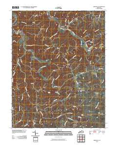 Kirksville 2010 topographic map thumbnail