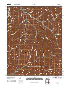 Lee City 2010 topographic map thumbnail