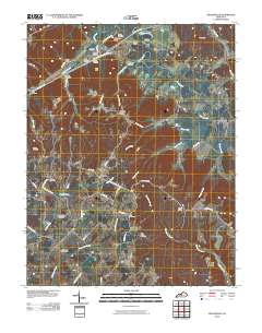 Nelsonville 2010 topographic map thumbnail