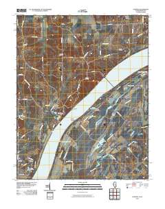Olmsted 2010 topographic map thumbnail