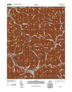 Pineville 2010 topographic map thumbnail