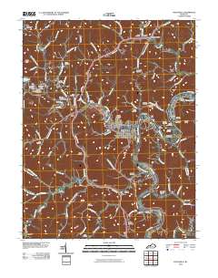 Paintsville 2010 topographic map thumbnail