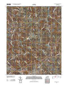 Scottsville 2010 topographic map thumbnail