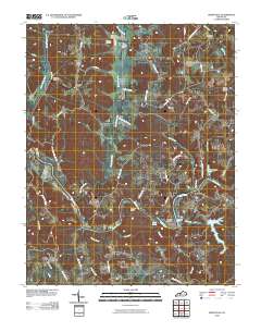 Reedyville 2010 topographic map thumbnail