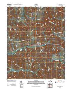 Saint Charles 2010 topographic map thumbnail