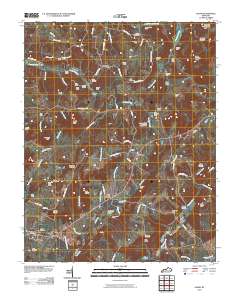 Salem 2010 topographic map thumbnail