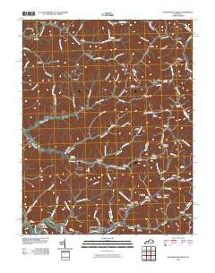 Salyersville North 2010 topographic map thumbnail