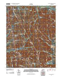 Pleasant Ridge 2010 topographic map thumbnail