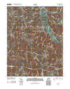 Rosine 2010 topographic map thumbnail