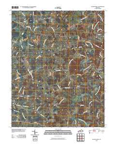 Sulphur Well 2010 topographic map thumbnail