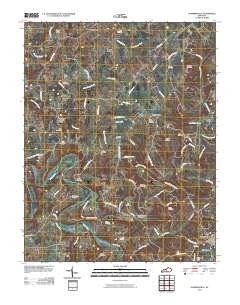Summersville 2010 topographic map thumbnail