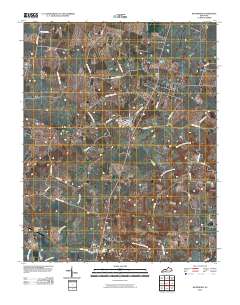 Woodburn 2010 topographic map thumbnail