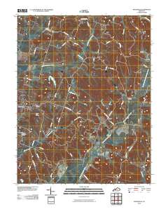Whitesville 2010 topographic map thumbnail
