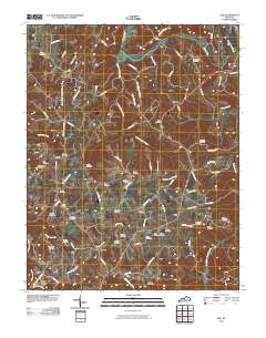 Exie 2010 topographic map thumbnail