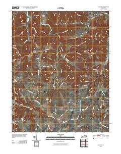 Allegre 2010 topographic map thumbnail