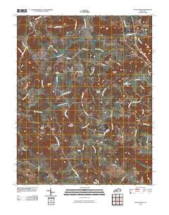 Sugar Grove 2010 topographic map thumbnail