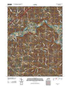 Glencoe 2010 topographic map thumbnail