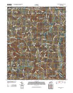Summer Shade 2010 topographic map thumbnail