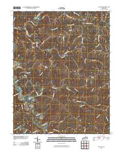 Elliston 2010 topographic map thumbnail