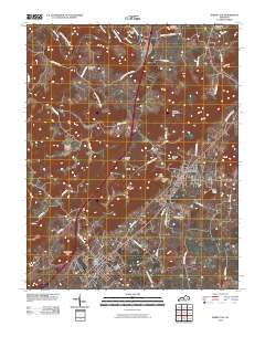 Horse Cave 2010 topographic map thumbnail
