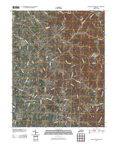 North Pleasureville 2010 topographic map thumbnail