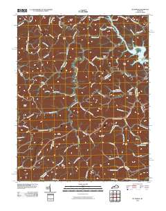 Oil Springs 2010 topographic map thumbnail