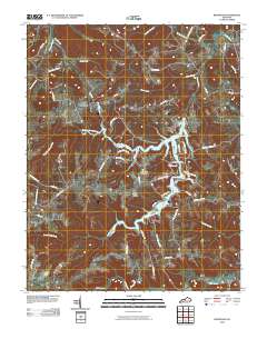 Rosewood 2010 topographic map thumbnail