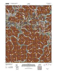 Artemus 2010 topographic map thumbnail