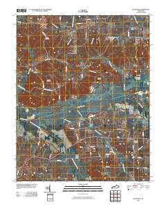 Blandville 2010 topographic map thumbnail