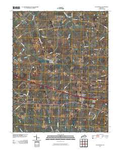 Clintonville 2010 topographic map thumbnail