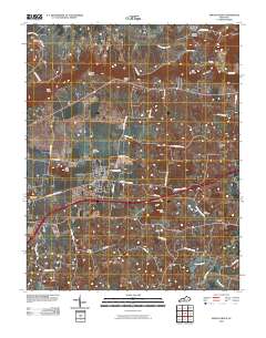 Smiths Grove 2010 topographic map thumbnail