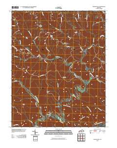 Amandaville 2010 topographic map thumbnail
