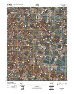 Caledonia 2010 topographic map thumbnail