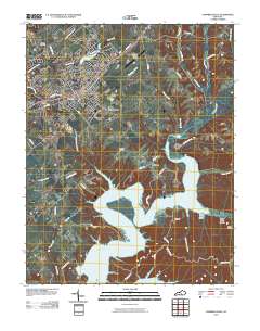 Campbellsville 2010 topographic map thumbnail