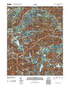 Central City East 2010 topographic map thumbnail