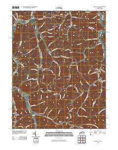 Cannel City 2010 topographic map thumbnail